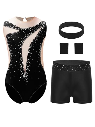 Justaucorps de danse classique fille et tenues de patinage de gymnastique