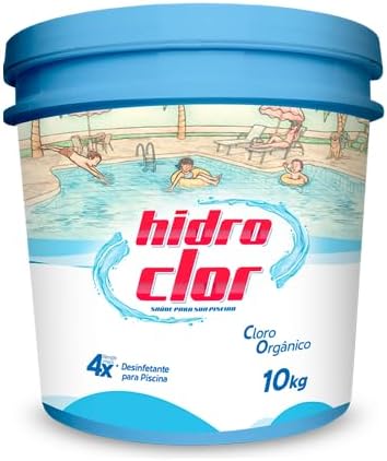 CLORO ORGÂNICO 40% HIDROCLOR 10Kg (RENDE 4X MAIS) - para Piscina,...