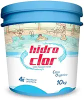 CLORO ORGÂNICO 40% HIDROCLOR 10Kg (RENDE 4X MAIS) - para Piscina, Desinfetante Estabilizado, 40% Teor de Cloro Ativo