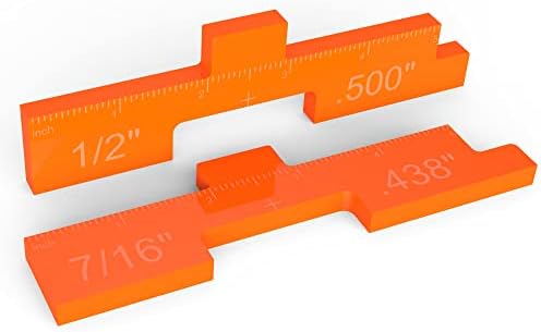 Router Table Set Up Bars, 3 in 1 Precision Setup Blocks Height Gauge Set, Perfect for Router Tables Saw Gauges Woodworking Tools (8 Pcs)