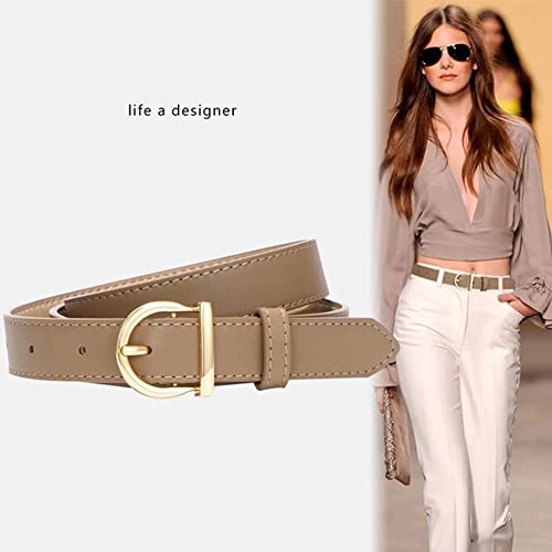 Toptim Womens Belts Stitching Leather Belt for Jeans Pants Dress2