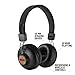 House of Marley Positive Vibration 2: Over-Ear Headphones with Microphone, Wireless Bluetooth Connectivity, and 10 Hours of Playtime (Black)