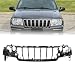 CarPartsDepot, Header Grille Opening Headlight Mounting Nose Panel Plastic Utility 4-Dr, 404-26103 55155498 CH1220116