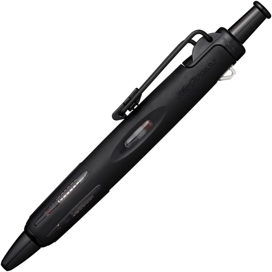 Tombow Pressurized Oil-Based Ballpoint Pen (Can Write on Wet Paper/Even Upside Down) Air Press 0.7 Full Black BC-AP12
