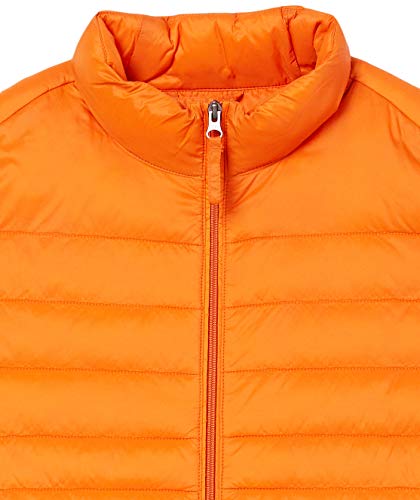 Amazon Essentials Men's Lightweight Water-Resistant Packable Puffer Vest, Orange, Medium #TOP6