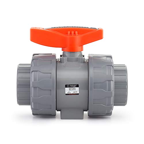 Hydroseal Kaplan 2” Cpvc True Union Ball Valve Socket With Full Port, Astm F1970, Epdm O-Rings And Reversible Ptfe Seats (2'') #TOP7