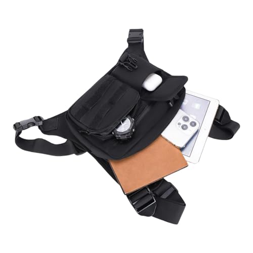 Bolsa de pecho para hombre ideal para rutas en moto y aventuras activas al aire libre