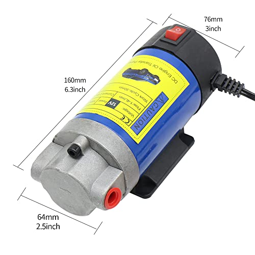 Makerele Oil Extractor Pump For Engine Oil Extraction And Oil Transfer Change Pump,Portable Electric Self-Priming Powerful Gear Pump #TOP1