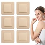 6PCS Silicone Foam Dressing for Wounds 5x5cm Wound Dressing with Border Waterproof Silicone Dressings Ultra Absorbent-Foam for Bedsores Chronic Wounds Post-Surgical Care