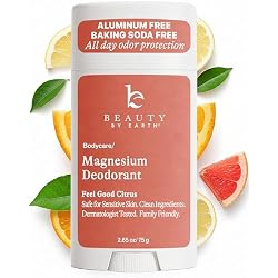 Aluminum Free Deodorant for Men & Women - USA Made | Natural & 55% Organic Ingredients, Fresh Long-Lasting Odor Protection, Baking Soda Free, Non-Irritating Magnesium Deodorant