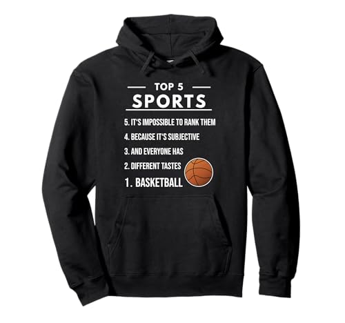 Basketball ranking for basketball players Pullover Hoodie