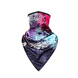 TClian Women UPF 50+ Face Mask Sun Protection Fashion Colorful Neck Gaiter Scarf (FCM-07)