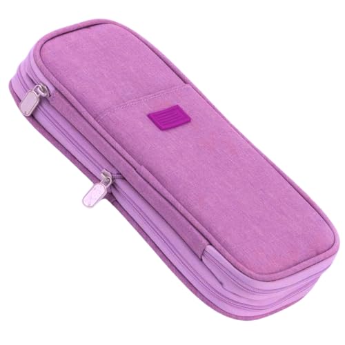 Estojo Escolar Organizador Masculino Feminino Grande Capacidade Estojo Lapis Material Escolar (Rosa)