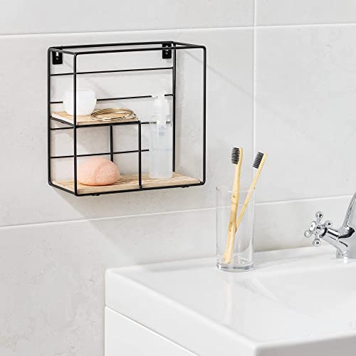 Navaris Mensola da Muro Design - Scaffale Quadrato...