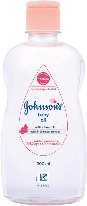 Johnson's Baby Oil with Vitamin E (200Ml) 200Ml Clear