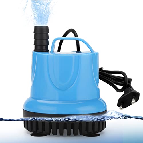 Image of Qpets 1800L /H Submersible Water Fountain Pump, Mini Aquarium Air Pump for Pond, 25W Power Large Water Pump for Fountain, Water Circulation Pumps with Suction Cup Bottom for Fish Garden