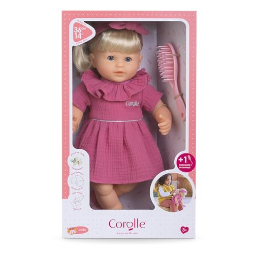 Muñeca Corolle Jade suave de 35.56 cm para niñas miniatura 6