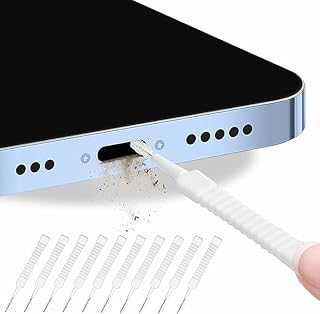 Phone Mini Cleaning Brush Kit, Anti-Clogging Nylon Cleaner for Phone Speaker and Receiver, Multifunctional Cleaning Tool Compatible with Airpods, iPhone, Keyboard, Car Vent - 50 Pcs
