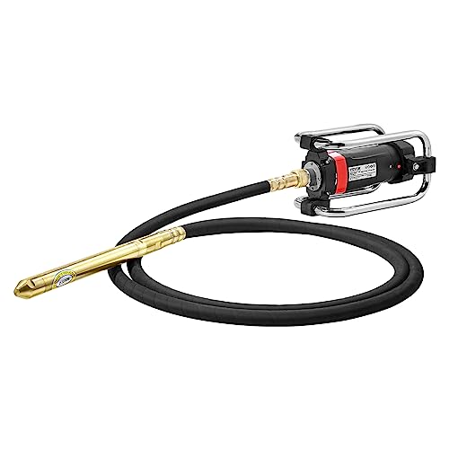 VEVOR Concrete Vibrator, 1300W Power, 16000 Vibrations Per Minute, Durable 2HP Copper Engine, Portable for Construction, Comes with 14.75ft Shaft, Ideal for Removing Air Pockets & Smoothing by VEVOR - Used condition - US$135.91