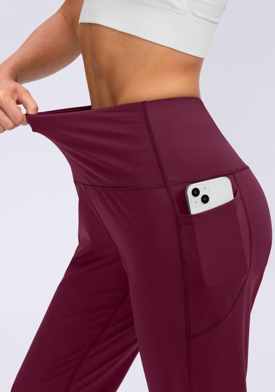 Viodia Women's Joggers with Pockets High Waisted Athletic Workout Yoga Jogger Pants for Women Tapered Sweatpants - Image 3