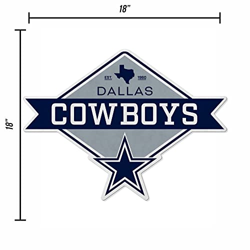 rico industries nfl football diamond shape cut pennant shape cut pennant - home and living room dcor - soft felt ez to hang