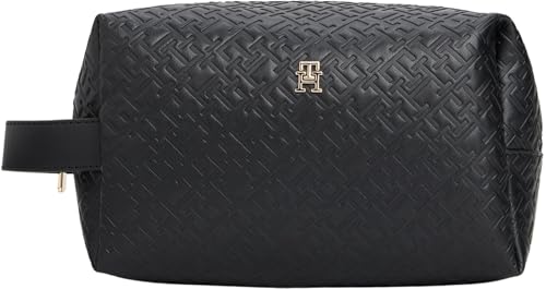 Tommy Hilfiger TH Icon Washbag Mono AW0AW17951 trousse de toilette noire femme