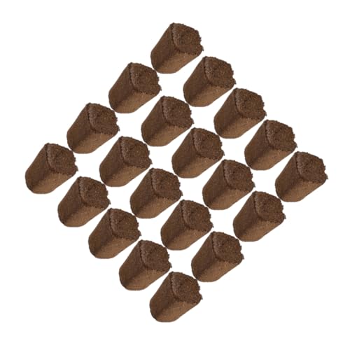ROMISBABA 20pièces Bloc De Culture sans Terre Blocs Nutritifs pour Pépinière Air Perméable Et Dégradable Adapté Aux Légumes Et Fleurs Balcon Et Jardin