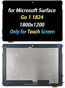 Replacement for Microsoft Surface Go 1 1824 LQ100P1JX51 1800x1200 10.5" LCD Display Touch Screen Digitizer Assembly  with Adhesive Backing