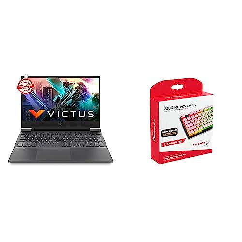 Image of HP Victus Gaming AMD Ryzen 7-5800H 16.1 inch(40.9 cm) FHD Gaming Laptop & Pudding Keycaps - PBT - Pink [US]