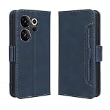 Custodia Compatibile con Tecno Camon 20 Premier 5G,Compatibile con Tecno Camon 20 Premier 5G CK9n Portafoglio [Doppio slot per schede][Flip Stand][Custodia del telefono][Chiusura magnetica] Blue