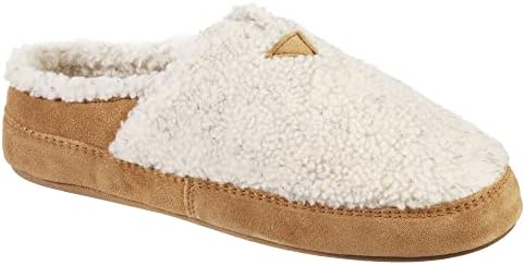 Acorn Men's Recycled Callum Hoodback Slipper with Indoor/Outdoor Sole, Berber Upper and Lining, Natural, 10.5-11.5 | Image 5
