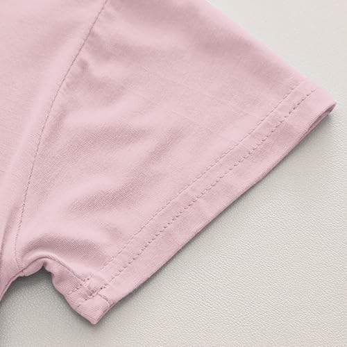 Lightweight Summer Outfits 2 Piece for Kids 2025 Summer New Short Sleeve Top and Plaid Shorts Casual Comfy2