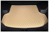 Kofferraummatte Kofferraummatten Für Bentley Für Flying Spur Auto-Cargo-Liner Automobil-Zubehör Auto-Styling Auto-Innenteppich Auto Gummimatten(Beige)