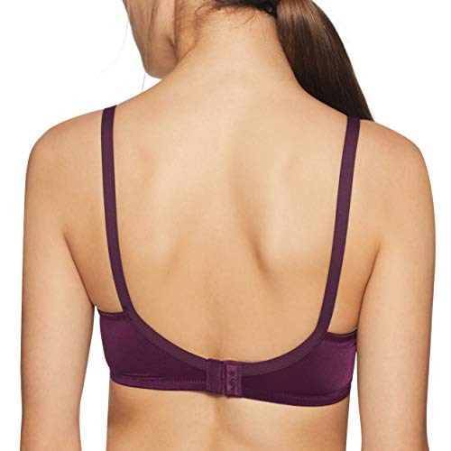 Image of Amante Every de Black Solid Non-Wired Non Padded Everyday Bra