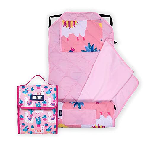 Wildkin Lunch Bag Bundle With Modern Nap Mat (Llamas And Cactus) #TOP26