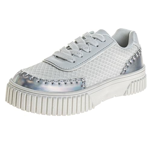 Josmo Kids Girl Sneakers Lace Up Casual Fashion Platform Shoes (Little Kid - Big Kid)