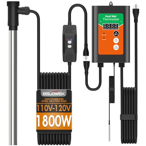 1800W Immersion Heater for Hot Tub, Fully Submersible