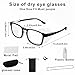 Hydrating Dry Eyes Glasses Kits with Extended Silicone Moisture Chambers, Eye Protection Safety Glasses for UV Blue Light Blocking, Anti-fog, Aviod Allergens, Dry Eyes Relief Unisex (Black)