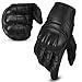 Hand Fellow Guanti da moto in pelle premium guanti da moto hard knuckle touch screen ATV guanti da equitazione neri (XX-Large)