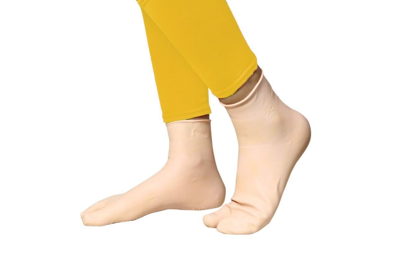 Zency RUBBER INDUSTRY Gel Heel Socks for Cracked Feet – Waterproof Heel Protector Socks for Men & Women-picture-10