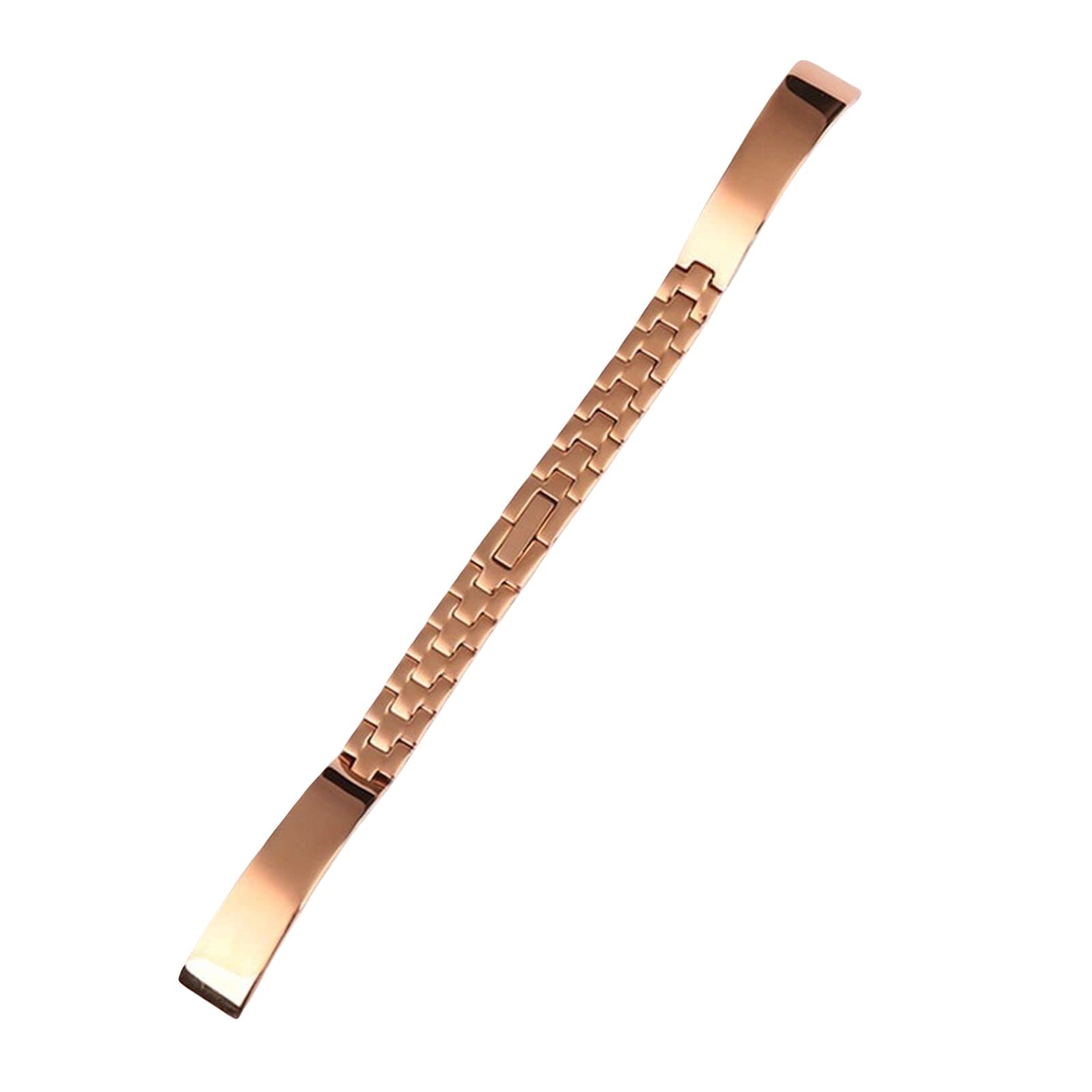 Bracelet de montre en acier inoxydable rose or 12mm pour femme