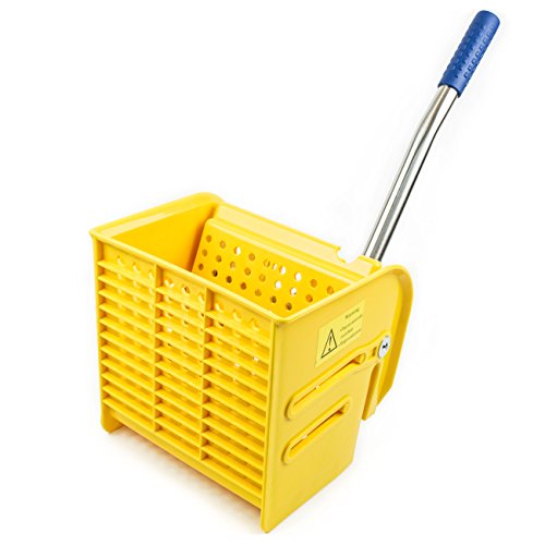 RK Safety RKMW24-Y Side Press Wringer Replacement for Commercial Mop Bucket 24 qt / 6 gal (Yellow)