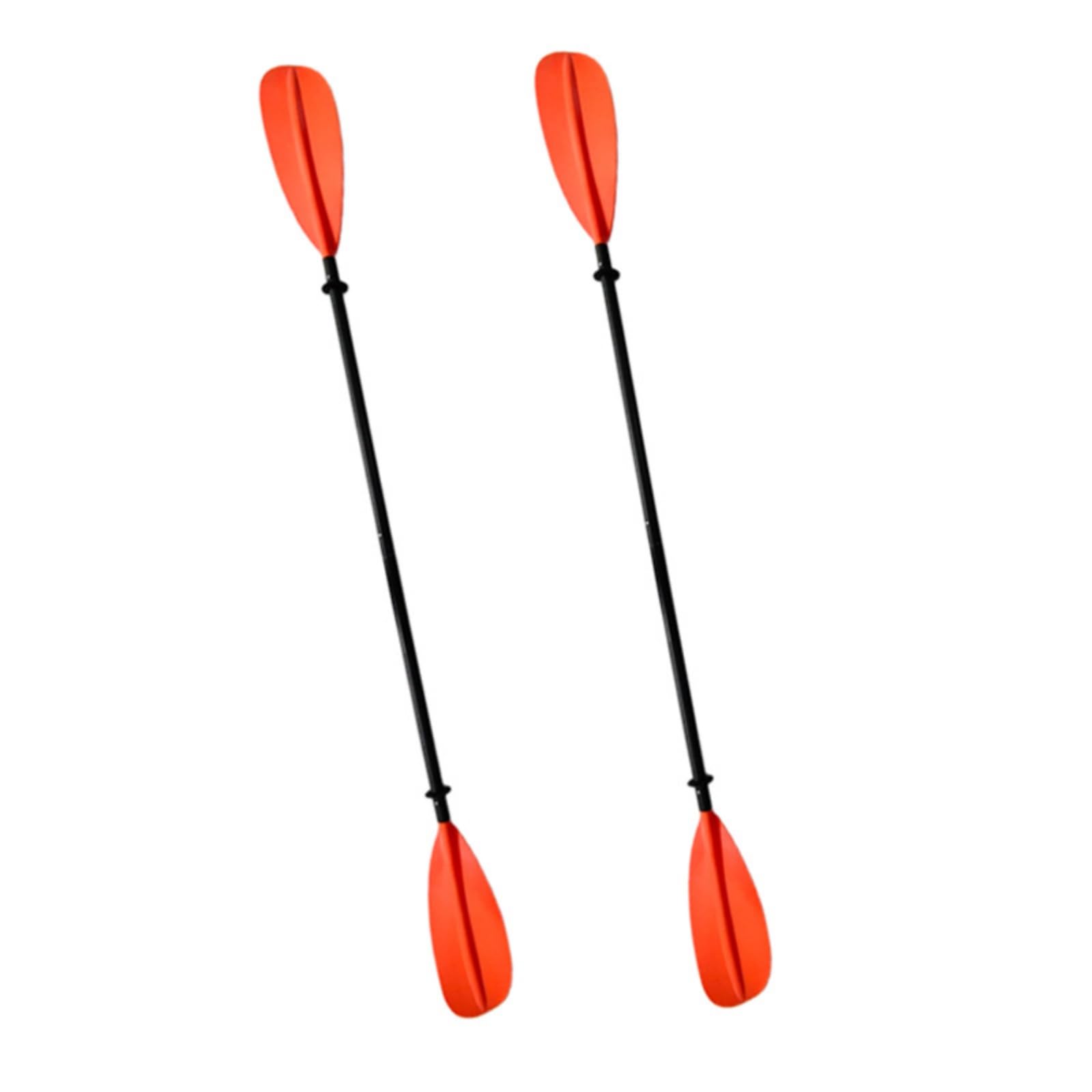 2 Piezas Doble Pala Ligero Doble Extremo smontable Acuático para Kayak, Piragüismo