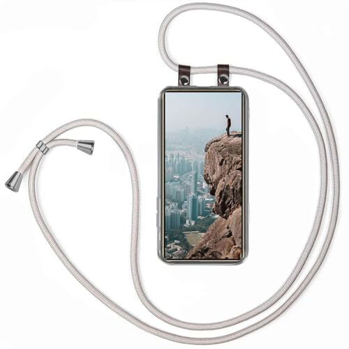Chaîne de téléphone pour Samsung Galaxy S25 Ultra cordon amovible argenté