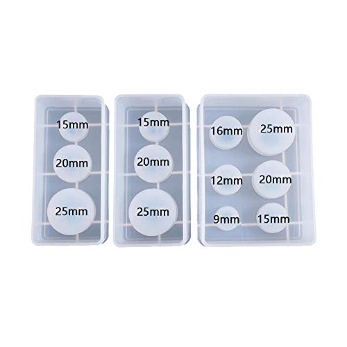 Silicone Ball Mold, Dyai 3Pcs Resin Epoxy Mold, Universe Spheroid Moulds, Orbs Pendant Casting Molds For Uv Resin Crafts, Diy Jewelry Making #TOP1