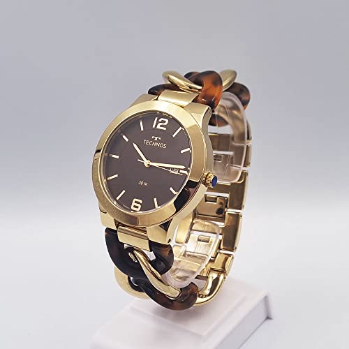Relógio Technos Feminino Ref: 2115tut/1m Bracelete Dourado