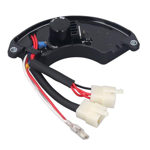 Regulador de voltaje automático en forma de arco, regulador de voltaje AVR de 3 fases de 8 cables para 7 kw, 400 V 220 uf condensador AVR regulador de voltaje generadores de gasolina