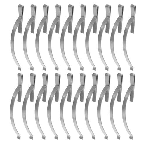 Clips de resorte plano antivibración, repuesto resistente de acero inoxidable, 60 uds 2