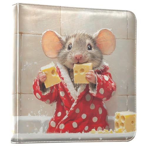 Photo Album Self Adhesive DIY Scrapbook Album Bathrobe Mouse 3 Ring Binders Photo Book 40 Pages 8x10 for Memory miniatura 1