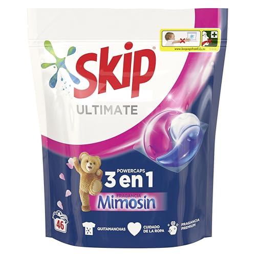 Skip Detergente en Cápsulas Fragrancia Mimosín, 46 Unidades